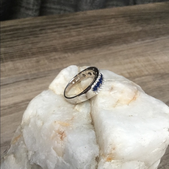Sapphire Sterling Ring - Picture 5 of 6